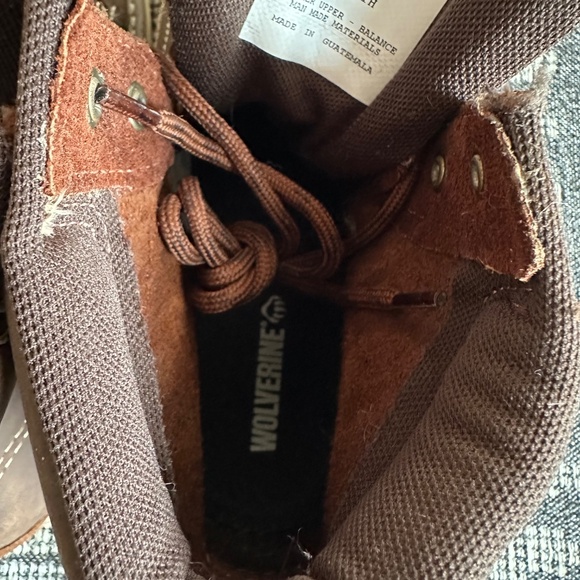 WORN ONCE! Wolverine Men's Loader 6 " Soft Toe Wedge Work Boot - Picture 8 of 11